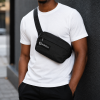 The Tiberio Coated Nylon Cross-body Bag – Black