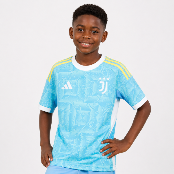 Alternative view of Juventus Kids 2025/26 Away Jersey – Pre-Order