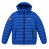 Lee Cooper Men’s Blue Puffer Jacket – Hooded Winter Essential