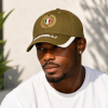 Borelli Umberto Olive Cotton Peak Cap | Stylish Casual Baseball Cap