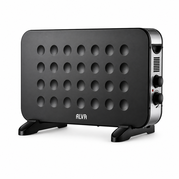 Alva EIH200B 2000W Electric Convection Heater – Black