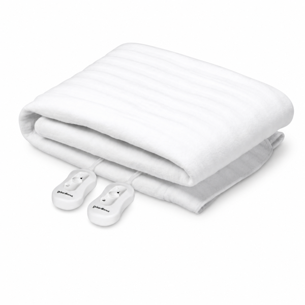 Pure Pleasure Queen Non-Fitted White Electric Blanket – 152cm x 150cm