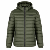 Lee Cooper Men’s Olive Puffer Jacket – Hooded Winter Essential