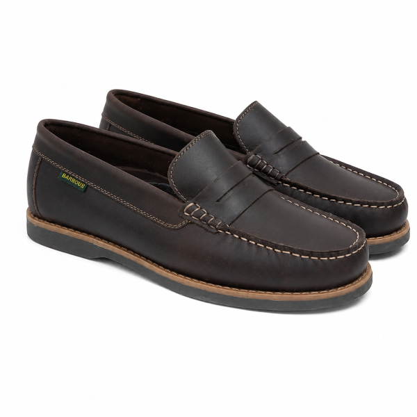 Dakotas Marlon Moccasin – Chocolate | Genuine Leather Casual Loafer