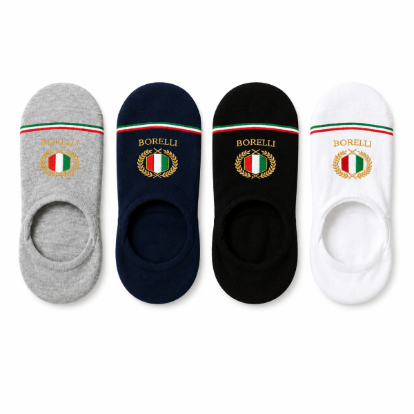Borelli The Manlio 5-Pack Invisible Sock