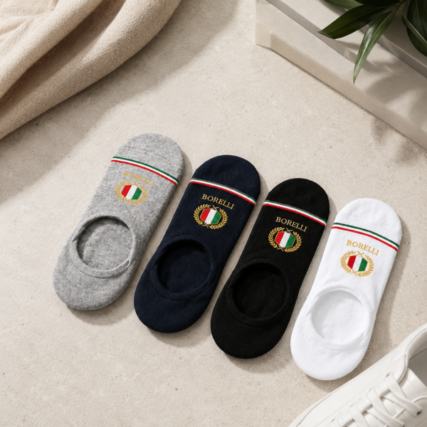 Alternative view of Borelli The Manlio 5-Pack Invisible Sock