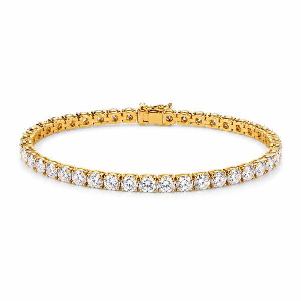 Borelli 18K Gold-Plated 4mm CZ Tennis Bracelet