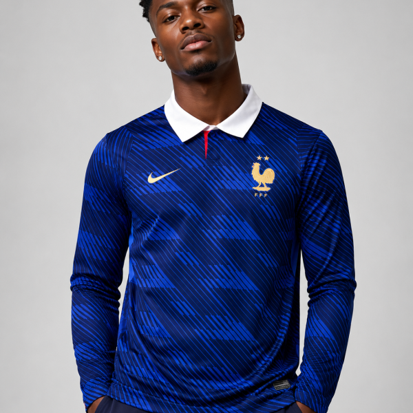 Alternative view of France 2026/27 Home Long Sleeve Jersey – PRE-ORDER