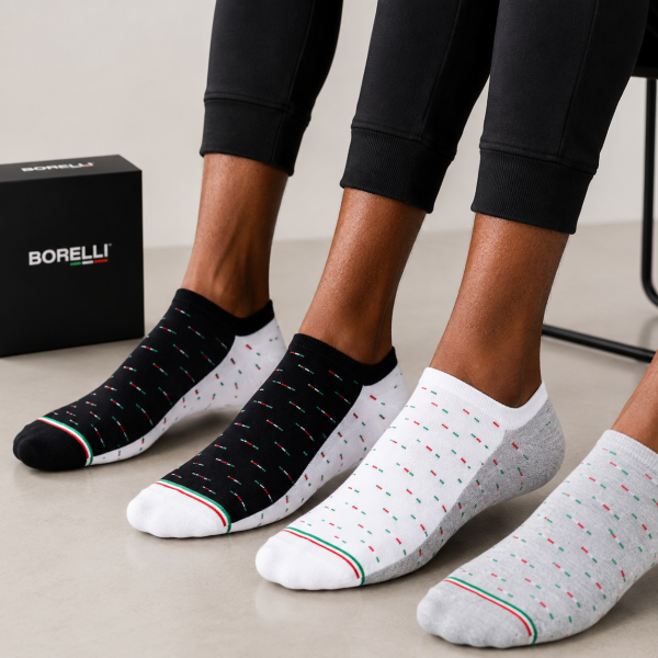 Alternative view of Borelli Bortollo 5-Pack Anklet Socks