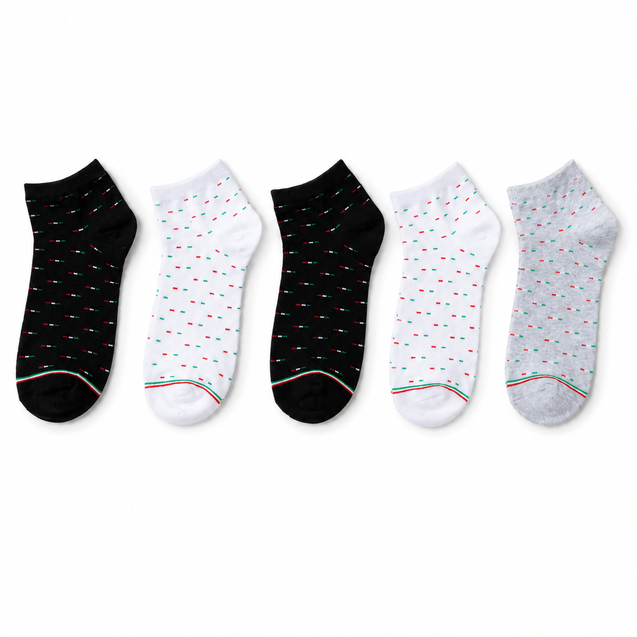 Borelli Bortollo 5-Pack Anklet Socks - Image 4