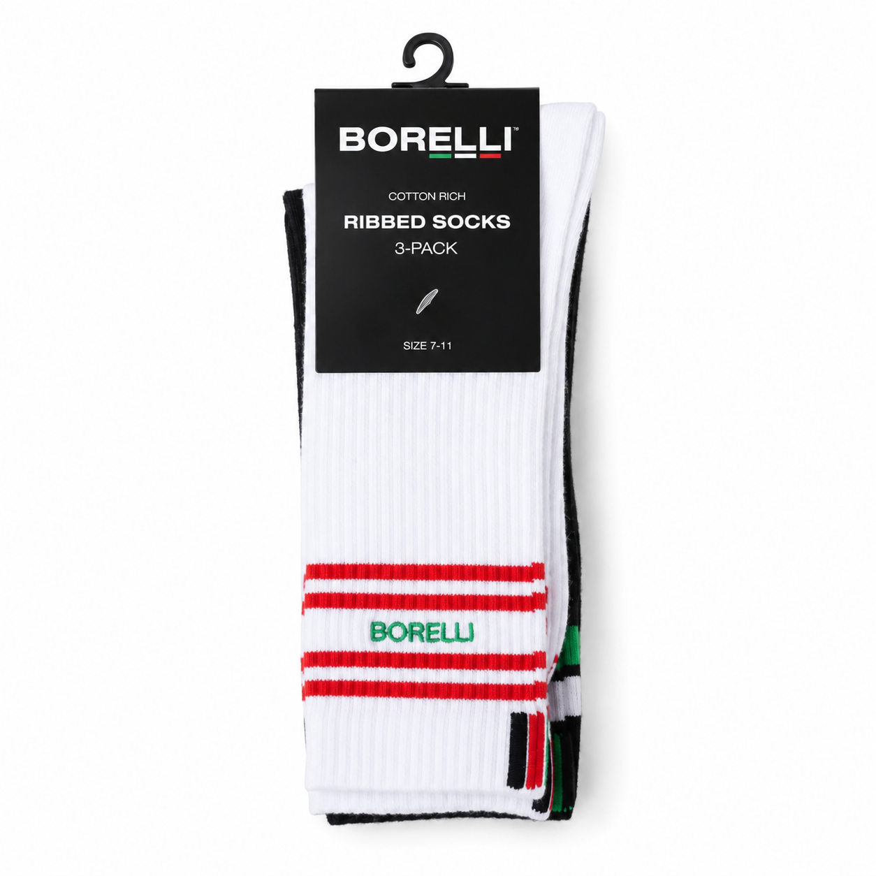 Borelli Benito 3-Pack Shaft Socks - Image 3