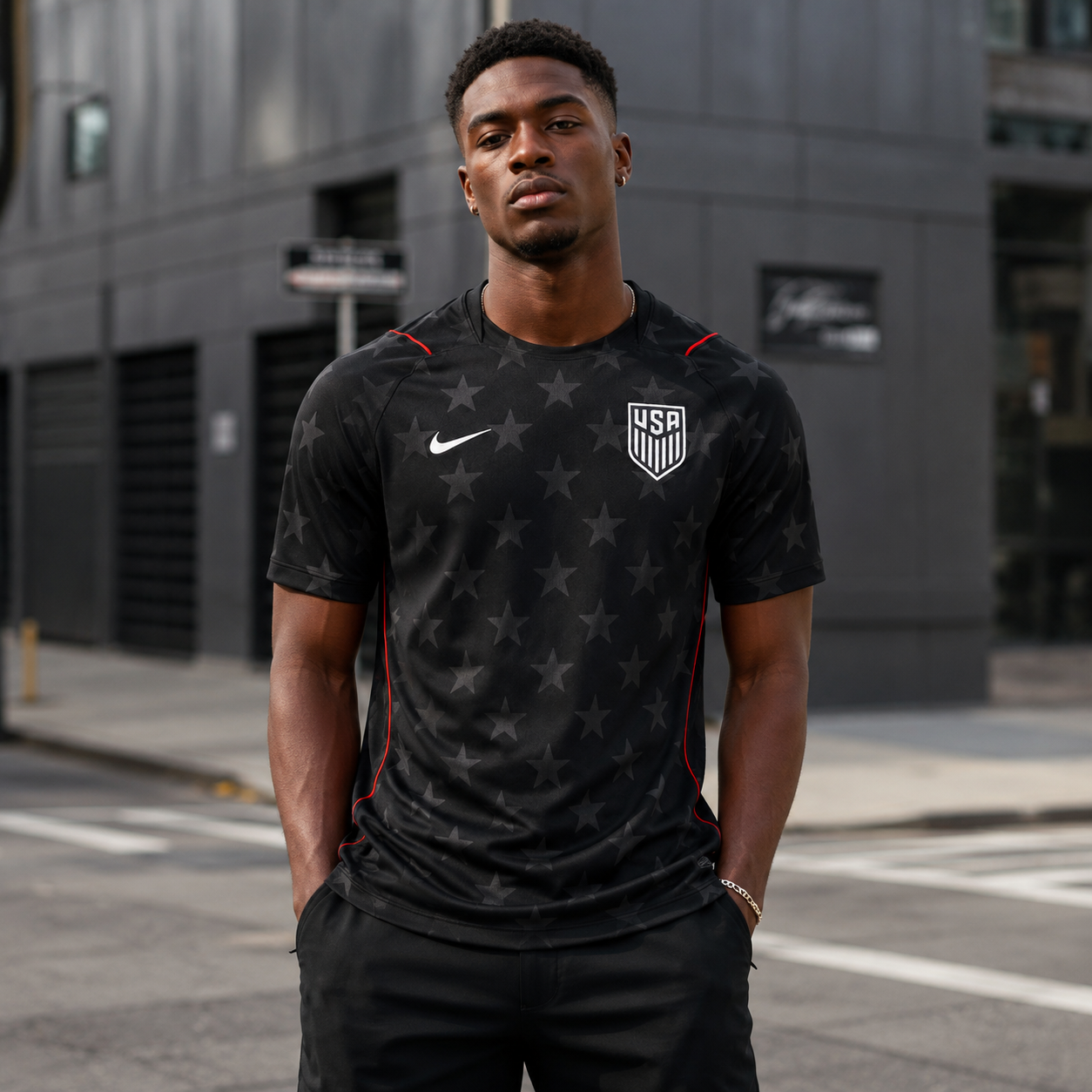 USA 2026/27 Away Jersey – Black – Pre-Order - Image 2