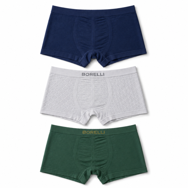 BORELLI THE RICCARDO SEAMLESS BOXER – 3-PACK