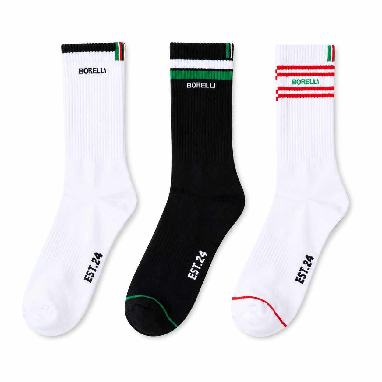 Borelli Benito 3-Pack Shaft Socks