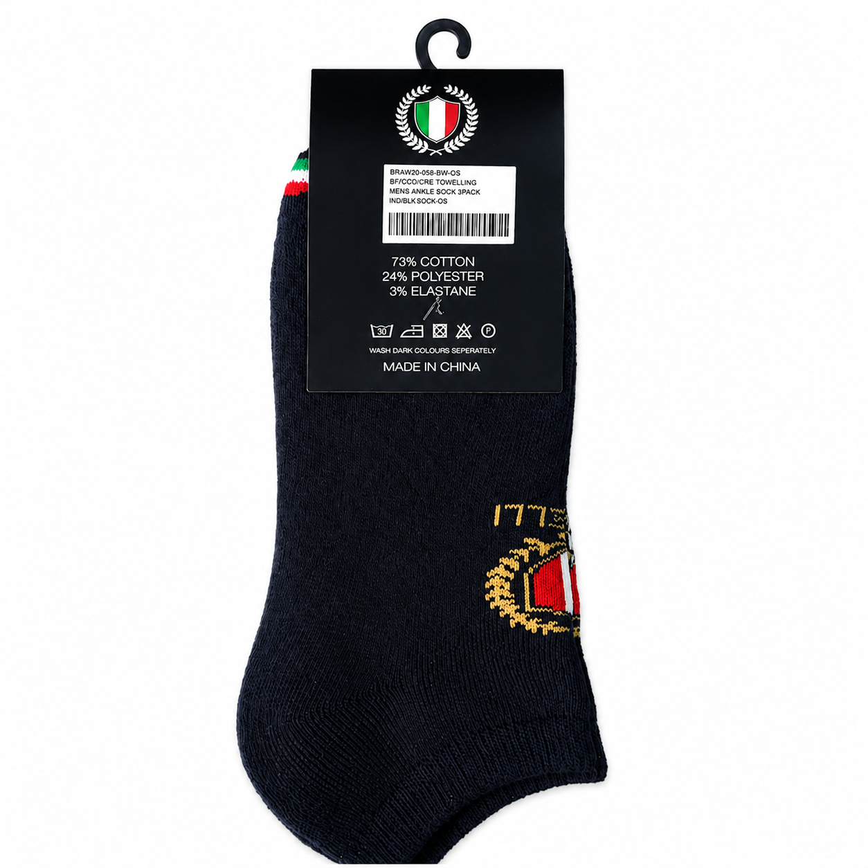 Borelli Ippazio 3-Pack Hidden Socks - Image 2