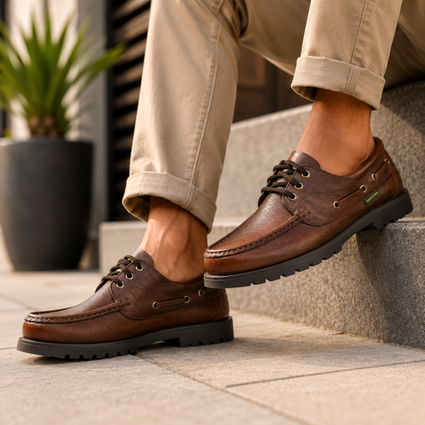 Alternative view of TED CASUAL SHOE – OATMEAL GENUINE LEATHER