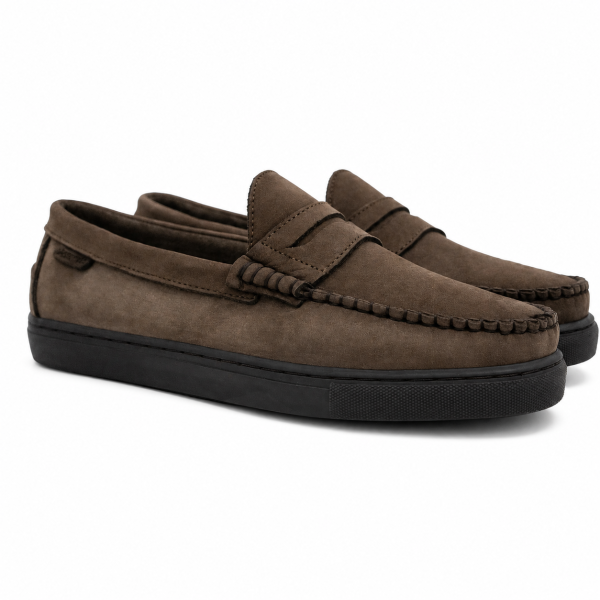 MARVIN CASUAL SHOE – CHOC GENUINE LEATHER