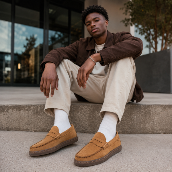 Alternative view of MARVIN CASUAL SHOE – TAN GENUINE LEATHER