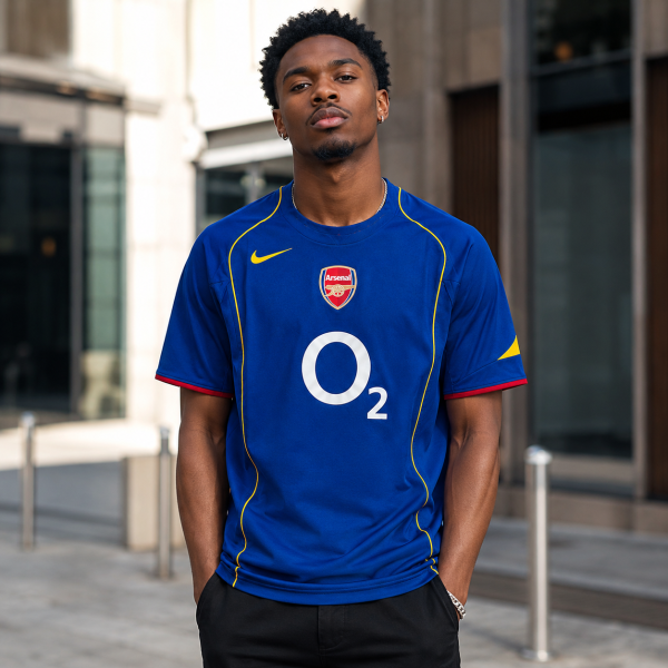 Alternative view of Arsenal 2004/05 Away Jersey – Retro Football Shirt – Pre-Order