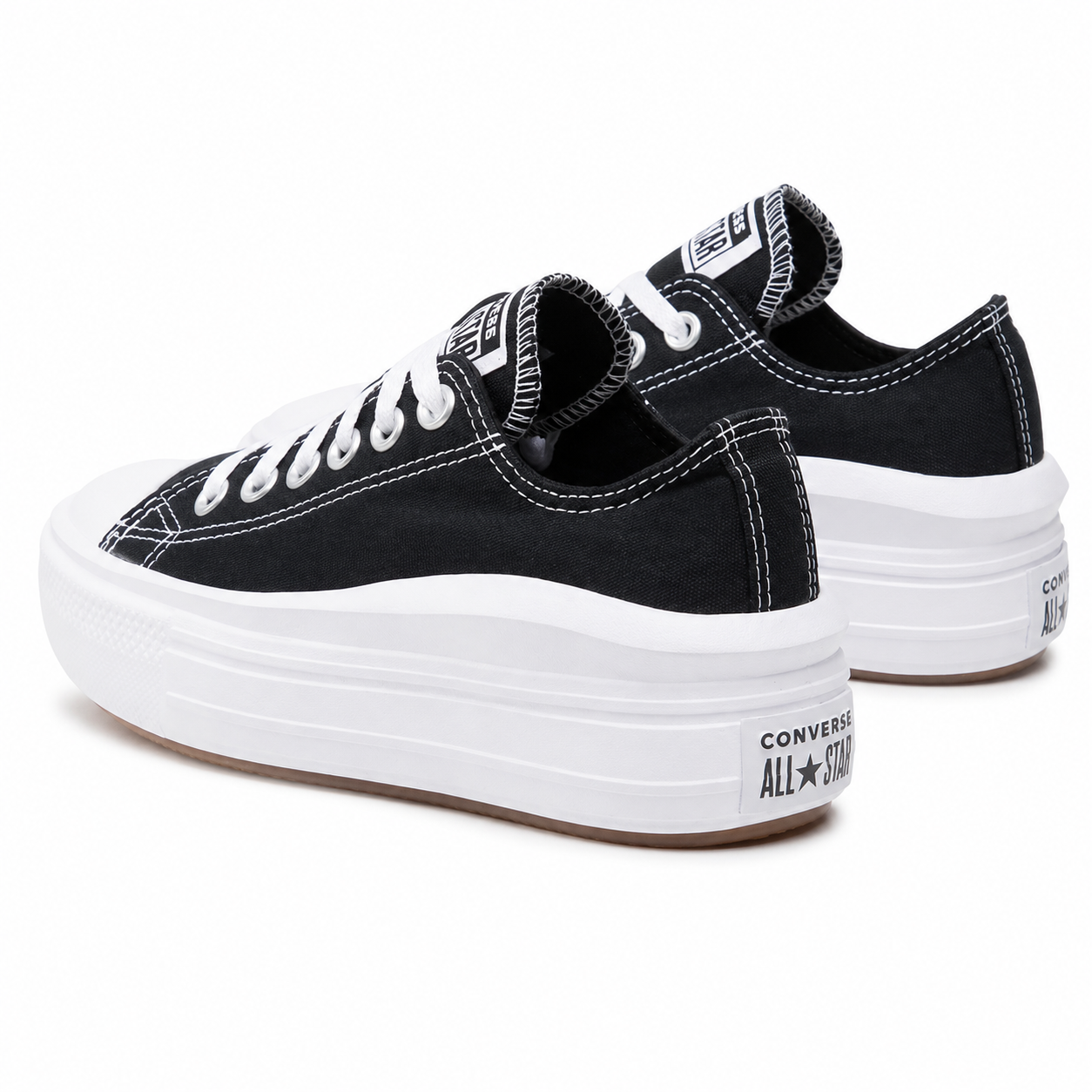 Converse Chuck Taylor All Star Move Platform Low Black Ladies Sneaker – 570256C - Image 3