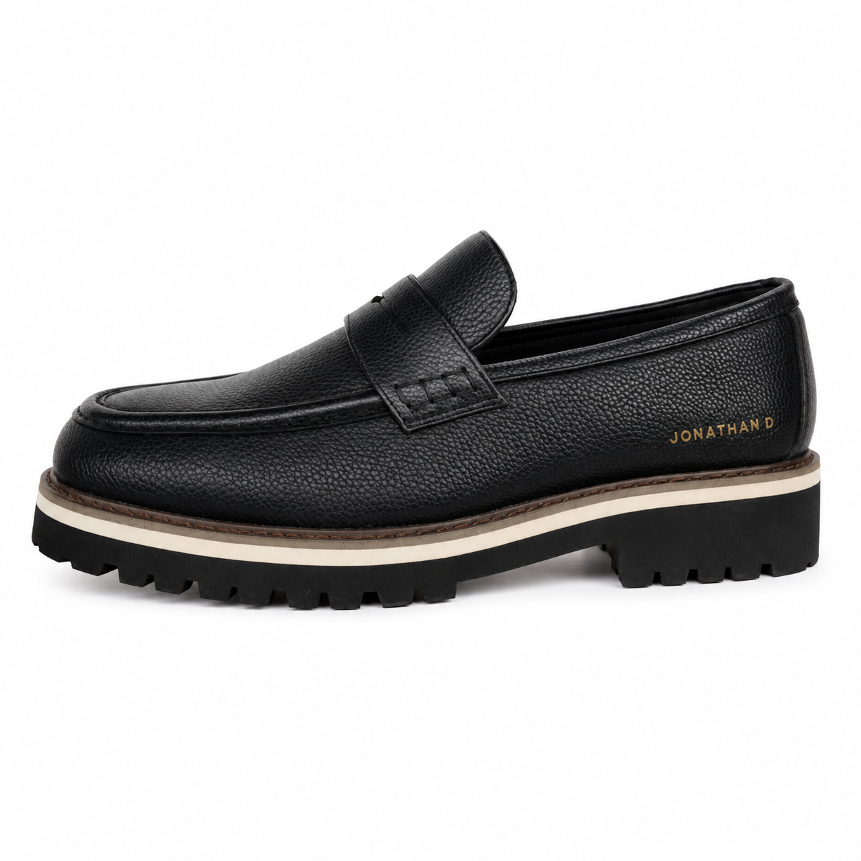 Jonathan D C60 Penny Loafer – Black