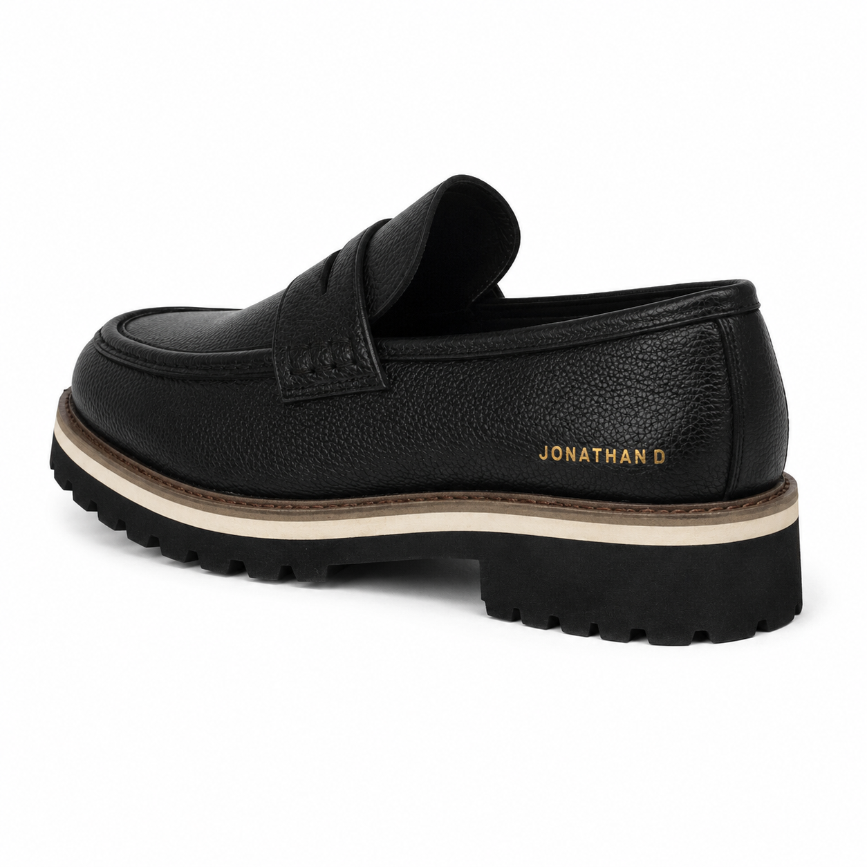 Jonathan D C60 Penny Loafer – Black - Image 4