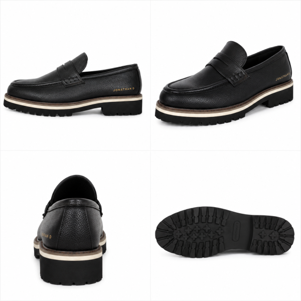 Jonathan D C60 Penny Loafer – Black - Image 6