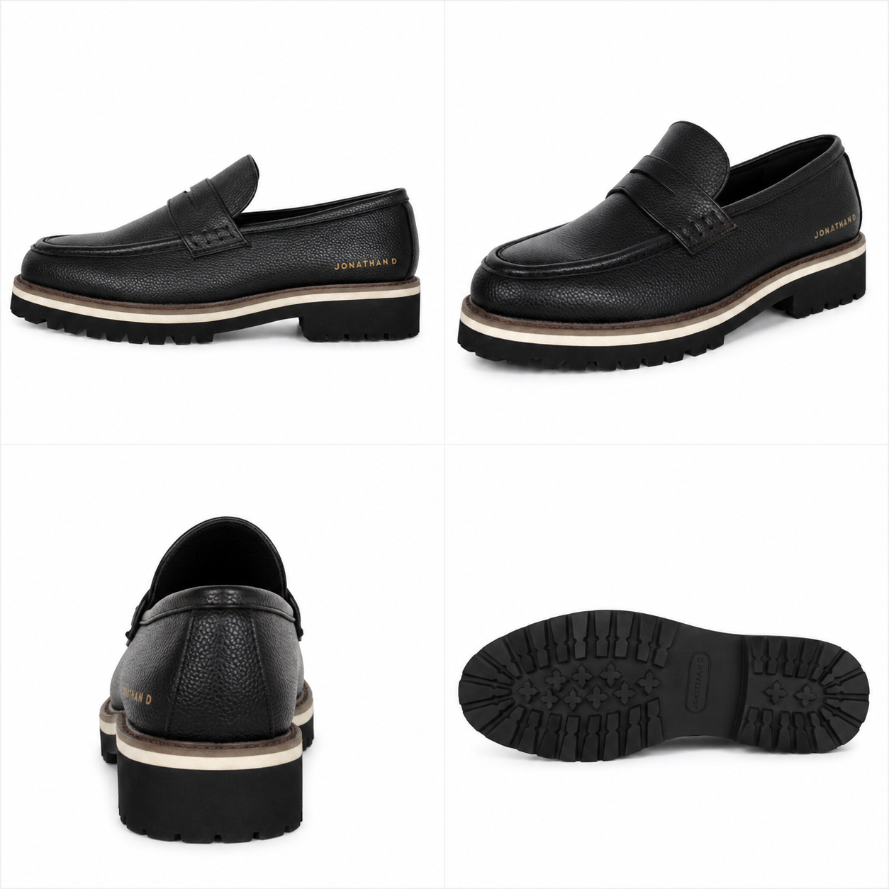 Jonathan D C60 Penny Loafer – Black - Image 6