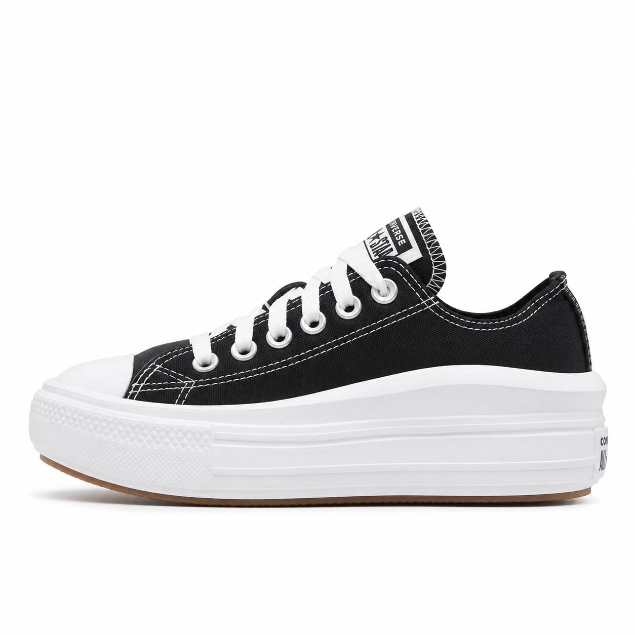 Converse Chuck Taylor All Star Move Platform Low Black Ladies Sneaker – 570256C - Image 7