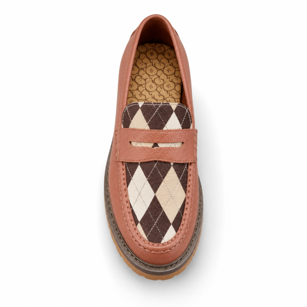 Jonathan D Argyle Chunky Loafer – Tan Brown | Smart Casual Slip-On Shoe - Image 3