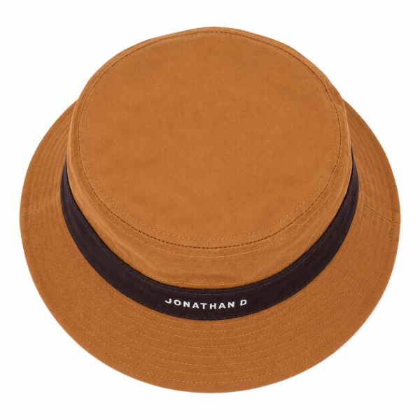 Jonathan D Angelo Bucket Hat – Tawny & Brown | Two-Tone Casual Hat - Image 4