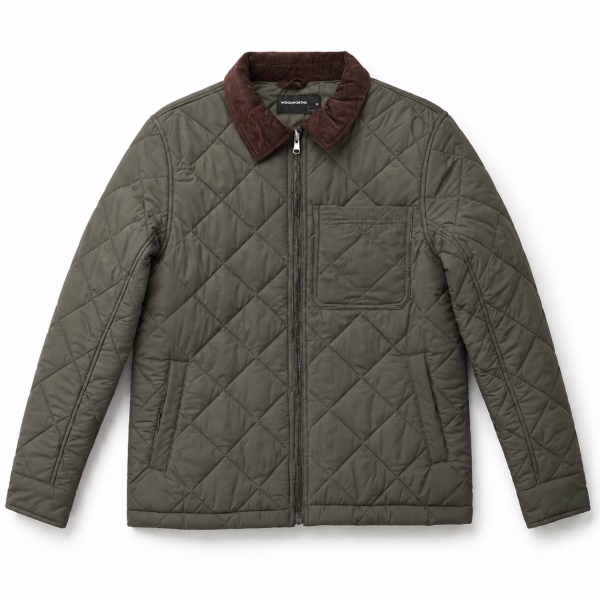 Woolworths Quilted Jacket – Olive Green |Clearance Deal