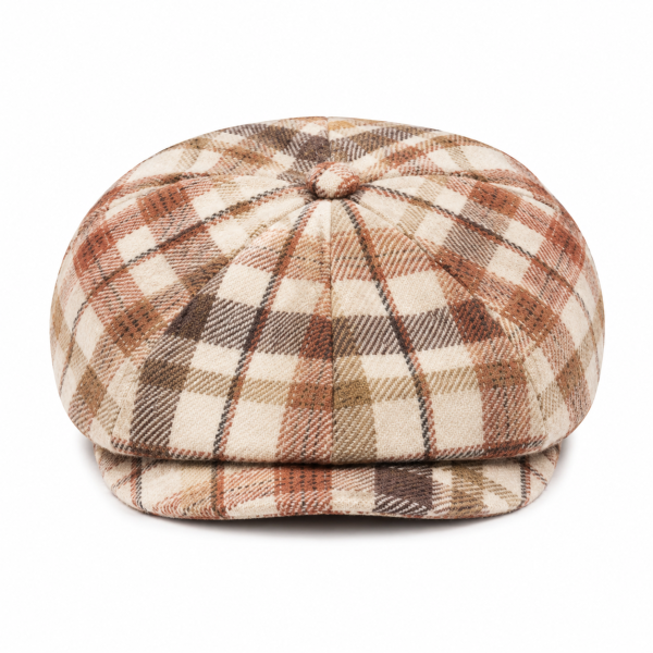 Jonathan D Charlie Flat Cap – Ginger | Ikepusi yePlaid Smart-Casual