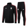 Manchester United 2026/27 Black & Red Full-Zip Tracksuit Set – PRE-ORDER | Premium Football Supporter Tracksuit