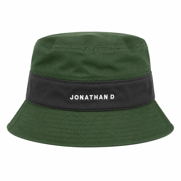 Jonathan D Marine Bucket Hat – Olive | Two-Tone Casual Hat - Image 5