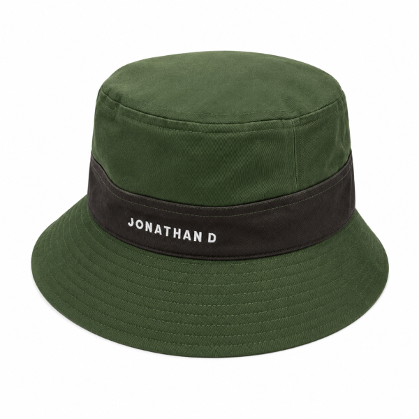 Jonathan D Marine Bucket Hat – Olive | Two-Tone Casual Hat - Image 6