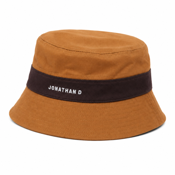 Jonathan D Angelo Bucket Hat – Tawny & Brown | Two-Tone Casual Hat - Image 3