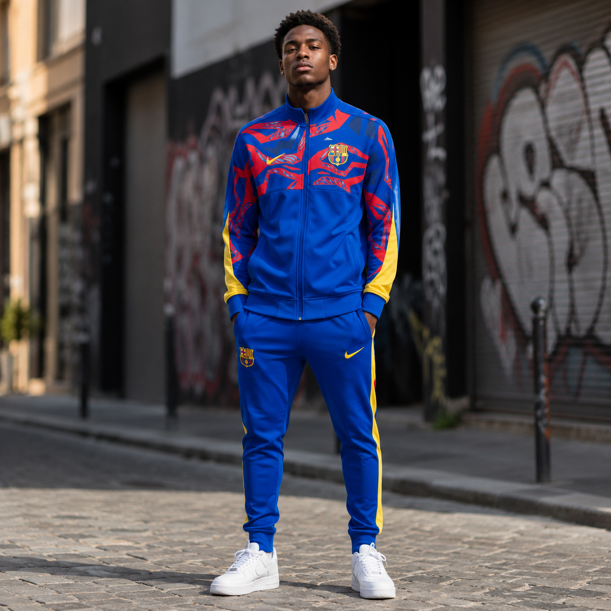 Barcelona 2026/27 Blue & Yellow Full-Zip Tracksuit Set – PRE-ORDER | Premium Football Supporter Tracksuit - Image 2