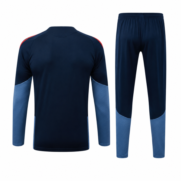 Bayern Munich 2026/27 Navy Half-Zip Tracksuit Set – PRE-ORDER | Premium Football Training Tracksuit - Image 3