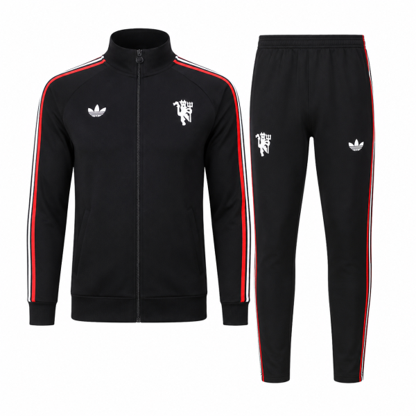 Manchester United 2026/27 Black & Red Full-Zip Tracksuit Set – PRE-ORDER | Premium Football Supporter Tracksuit - Image 5