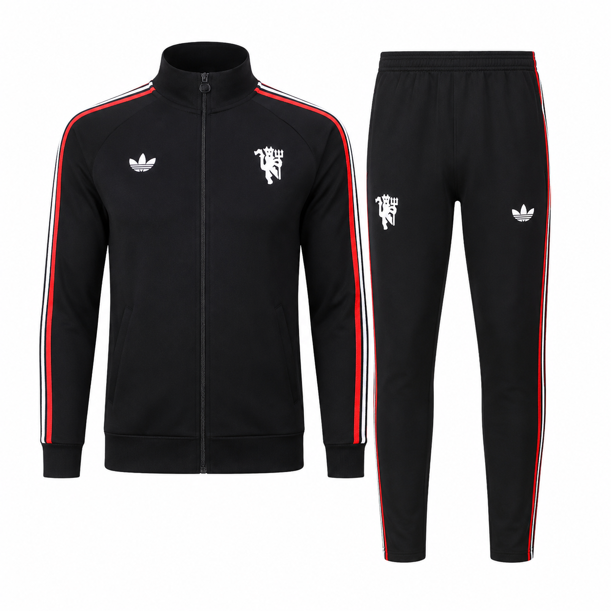 Manchester United 2026/27 Black & Red Full-Zip Tracksuit Set – PRE-ORDER | Premium Football Supporter Tracksuit - Image 5