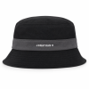 Jonathan D Marine Bucket Hat – Black | Two-Tone Casual Hat