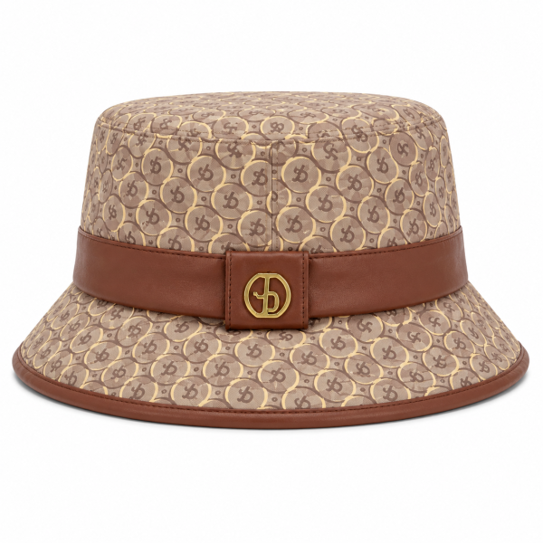 Jonathan D Angelo Bucket Hat – Tawny Birch | Monogram Fashion Hat