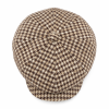 Jonathan D Cedric Flat Cap – Mocha | Ikepusi yeHoundstooth