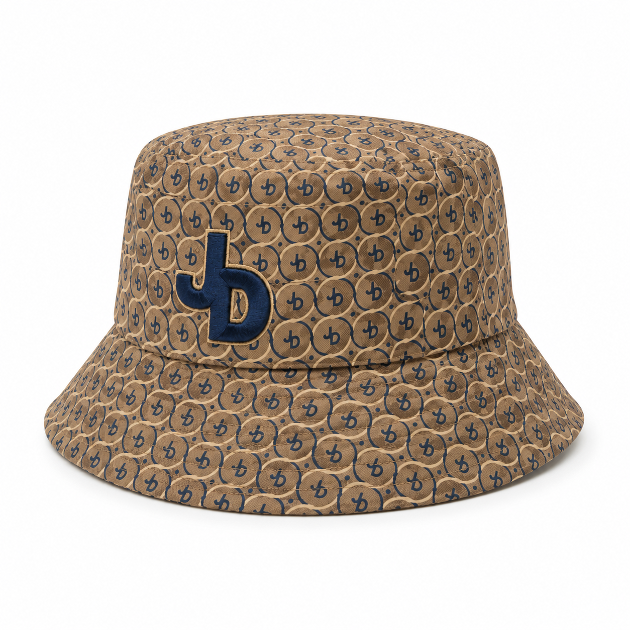 Jonathan D Rio Bucket Hat – Brown | Monogram Drawcord Hat