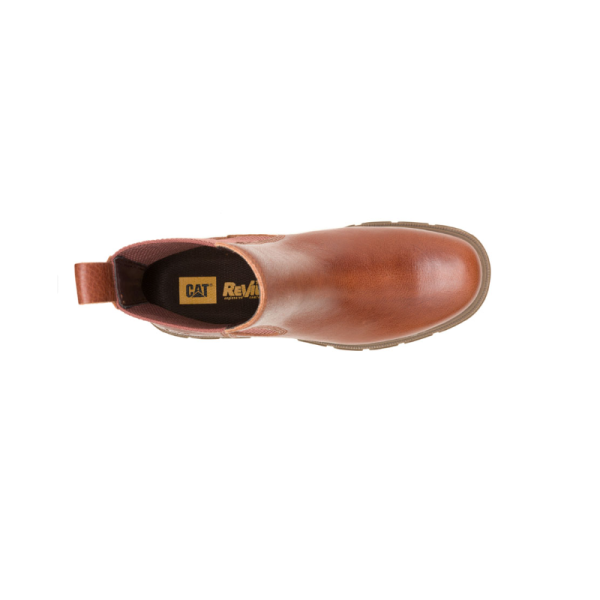CAT Notion Chelsea British Tan Ladies’ Boots – P312547 - Image 5