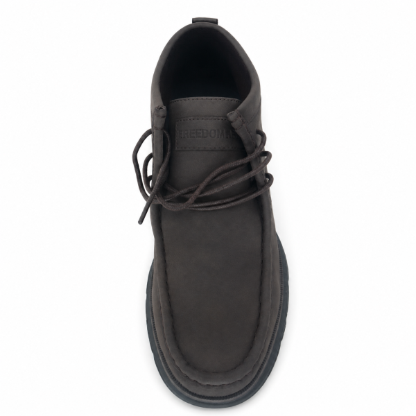 London Art LA016 Choc Men’s Casual Lace-Up Boot - Image 3