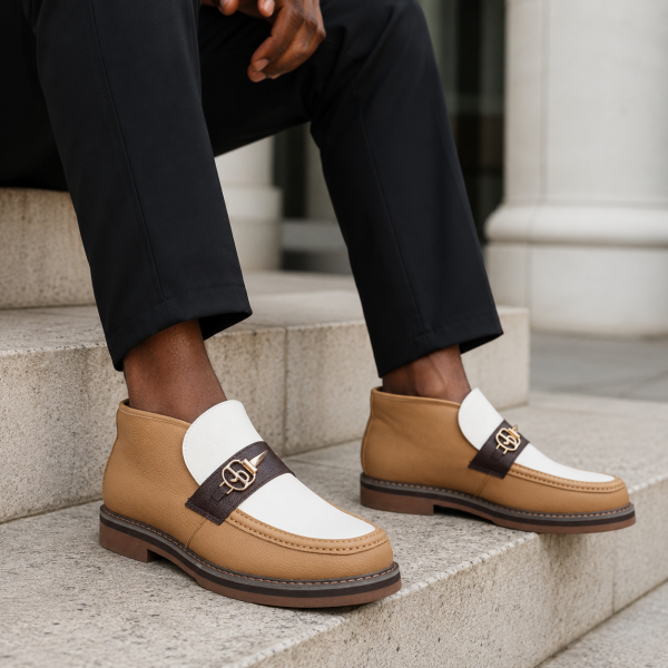 Alternative view of Jonathan D JFinley Rum Leather High-Cut Loafer – Limited Sizes 7, 8 & 9