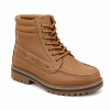 Jonathan D Men’s Tan High-Top Moc Boot – Rugged Lace-Up Casual Boot