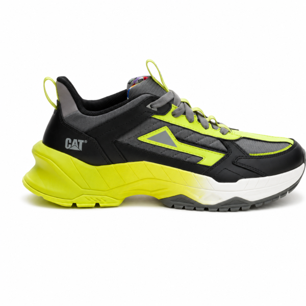 CAT Amperage Men’s Sneakers – Black/Wild Lime (P726919)